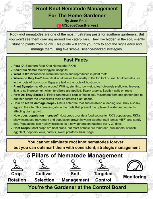 Root Knot Nematode Management Guide for the Home Gardener